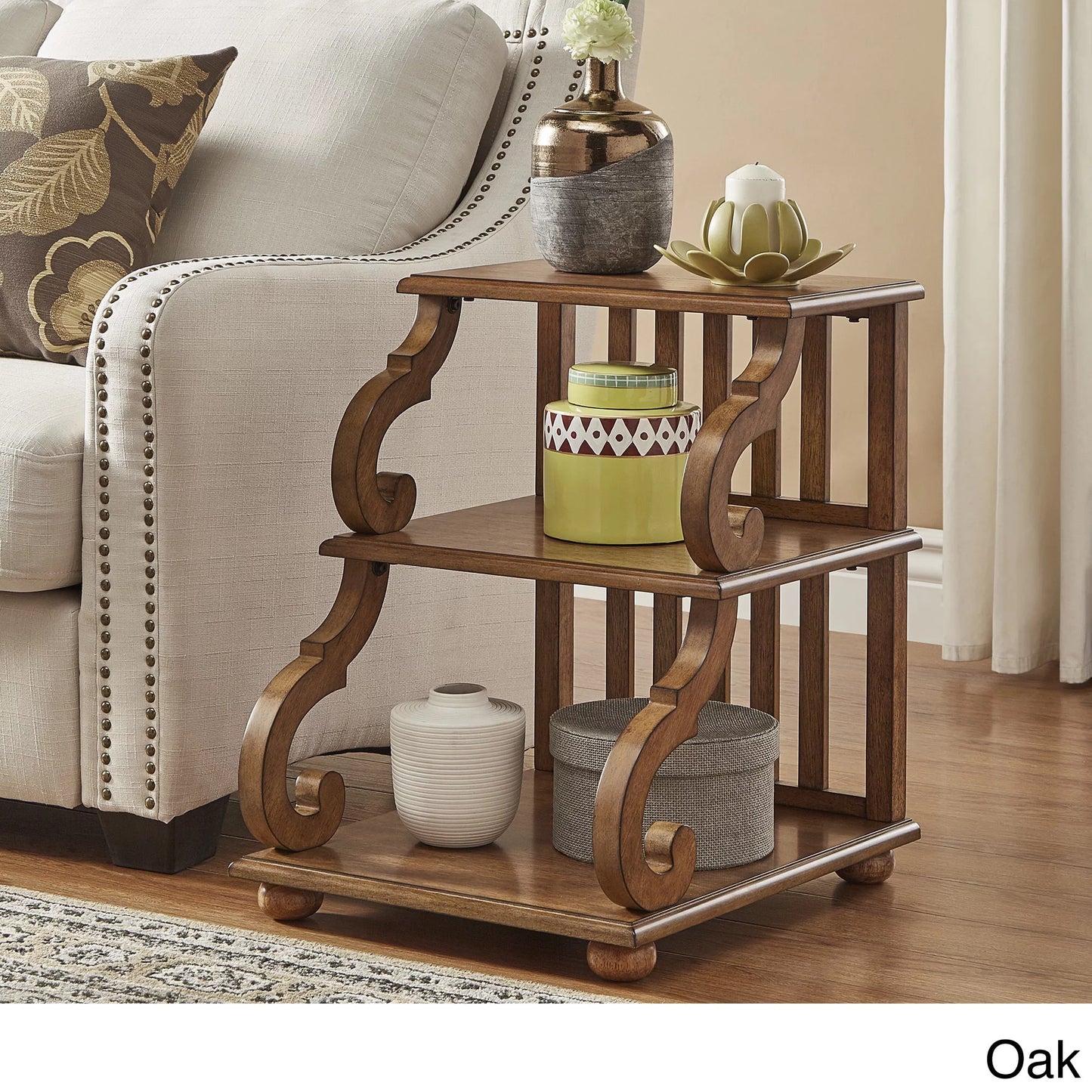 Caden End Table, Antique Black