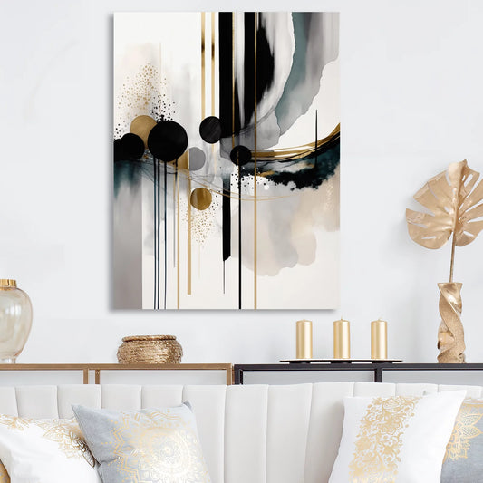 Abstract Transitional Shapes V Canvas Wall Art