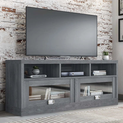 58" Durbin TV Stand for Tvs up to 75", Gray