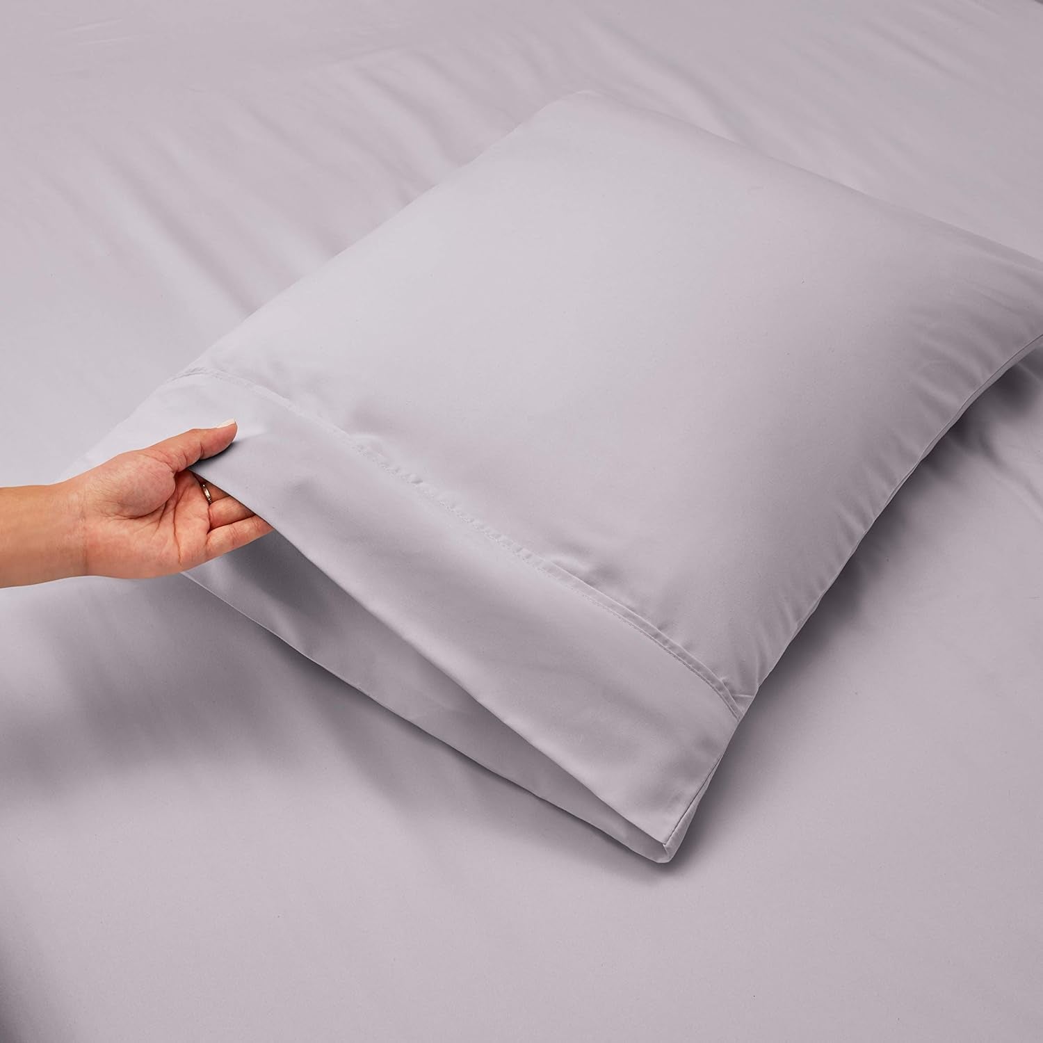 Extra Deep Pocket Sheets - Fits Mattress 18-24 Inches Deep - Extra Deep Pocket Full Size Sheets Sets - 6 Piece Full Size Sheets - Full Sheets Deep Pocket - Light Lavender Sheets