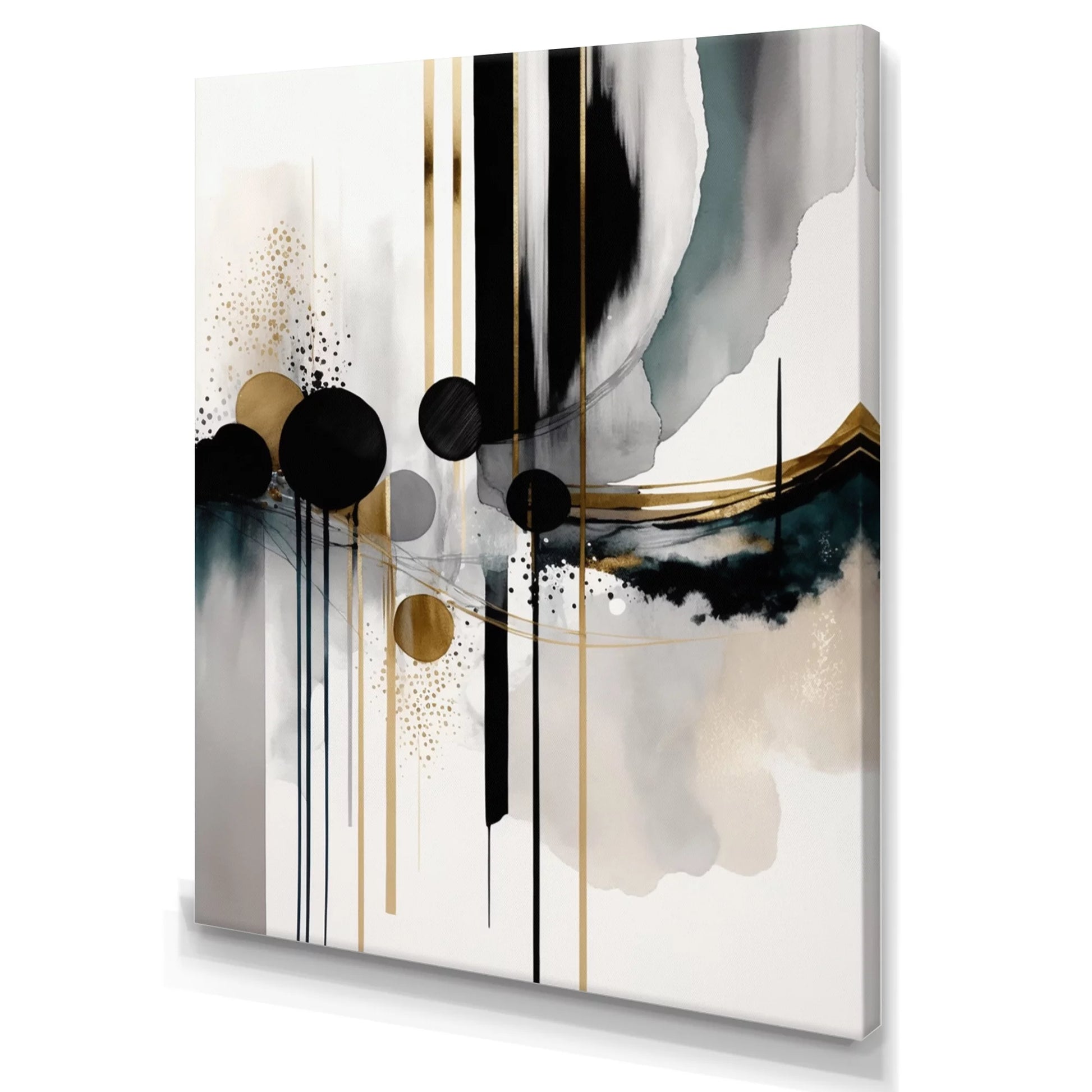 Abstract Transitional Shapes V Canvas Wall Art