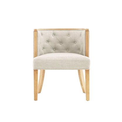 Raveena Upholstered Accent Chair, Oat