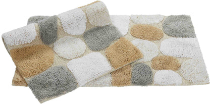 Pebbles 2 Pc Spa Bath Rug Set (20"X32" & 20"X32")