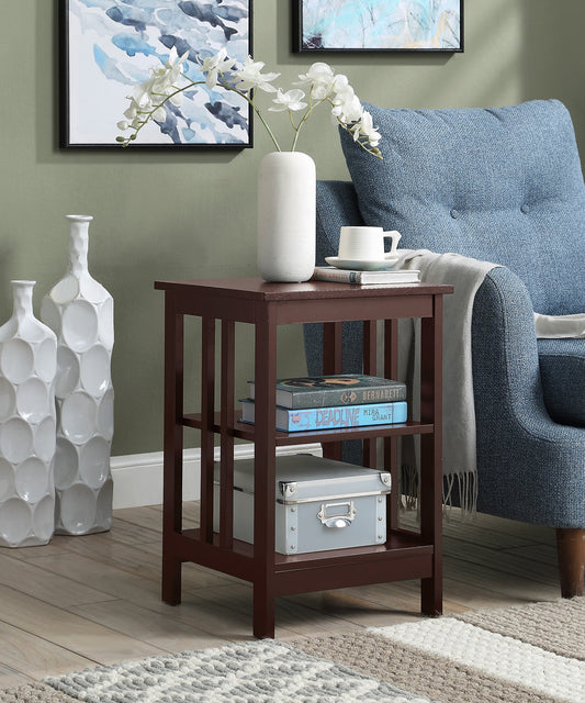 Mission End Table, Espresso