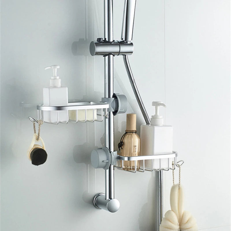 Aluminum Sink Drain Rack, Sponge Storage