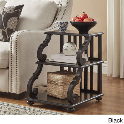 Caden End Table, Antique Black