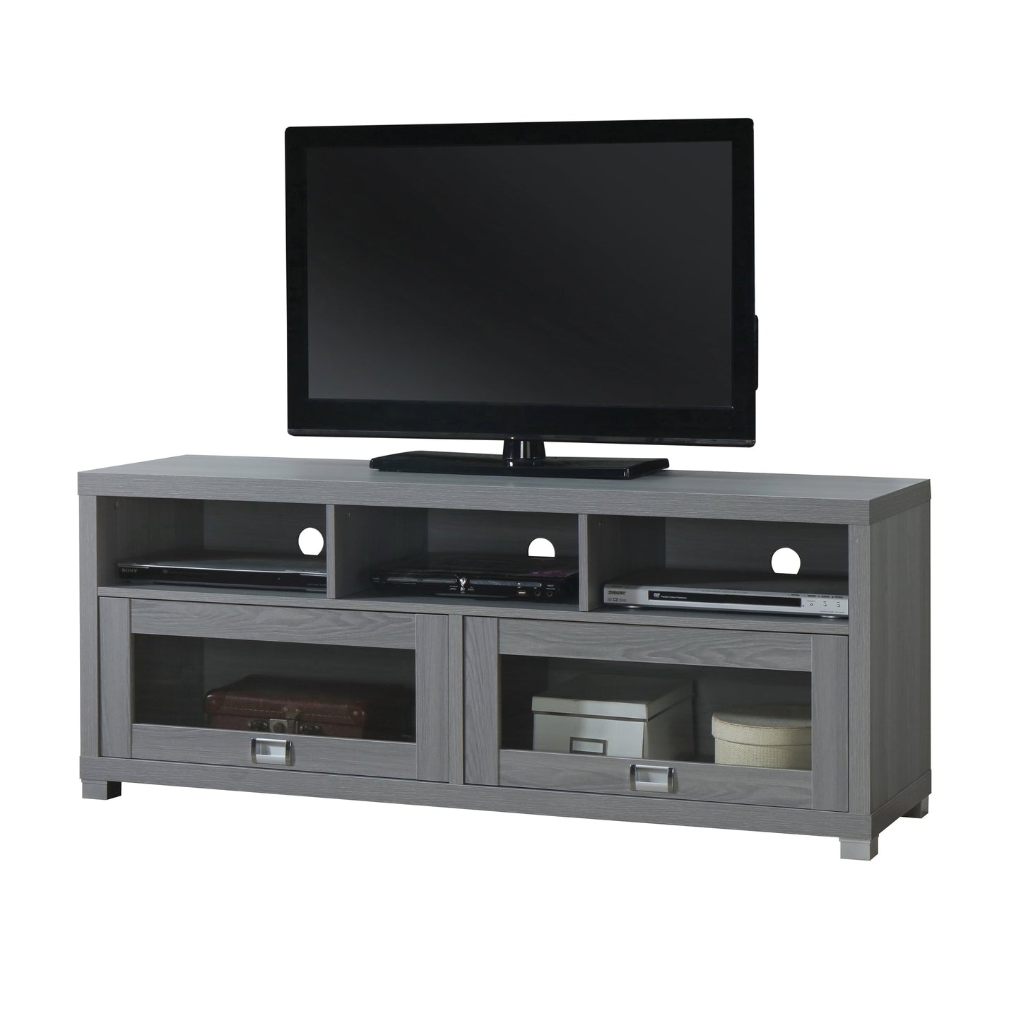 58" Durbin TV Stand for Tvs up to 75", Gray