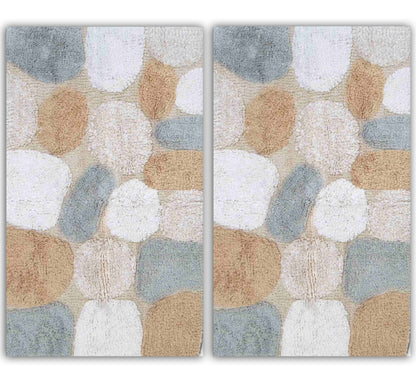 Pebbles 2 Pc Spa Bath Rug Set (20"X32" & 20"X32")